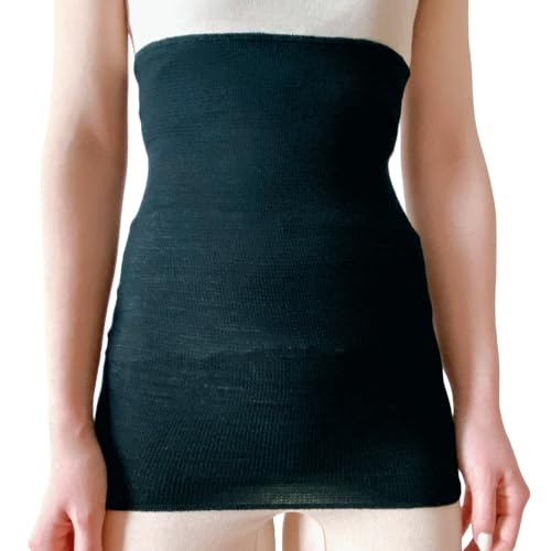 【ラソワ】日本製 シルク100％ ピュアシルク 腹巻き 