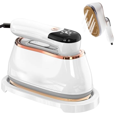 アイロン スチームアイロン 【MIGABER 最新設計・一台3役】衣類スチーマー ハンディスチーマー ハンガーにかけたまま パワフル連続スチーム 15秒超速熱 3段階調節 180ml大容量 折り畳み式/180°