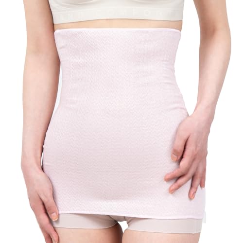 [西陣石鹸] 販売 累計10万着販売 京都 創業120年 奈良 伝統編立 シルク&絹 腹巻 『伏見』 ピンク 『ふんわり、優しく包み込む』 保湿 保温 妊娠 冷え性 日本製