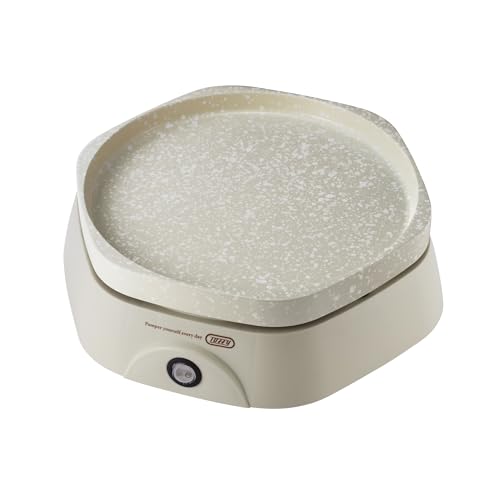 【Toffy/トフィー】 カラフルリトルプレート K-HP5 平面 ホットプレート セラミック お手入れ簡単 ちいさめ 朝食 食卓 小型 ひとり暮らし ふたり暮...