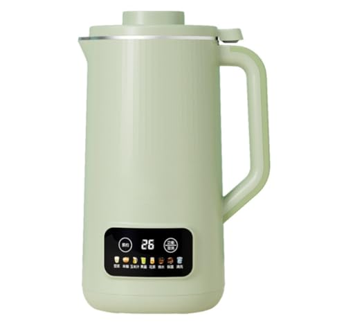 豆乳＆スープメーカー 全自動温冷兼用 600mlコンパクト設計 12時間予約機能搭載 304ステンレス鋼シームレス内釜 10枚刃高速粉砕 濾過不要/静音省エネ 豆乳・離乳食・スムージー対応 家庭/オ