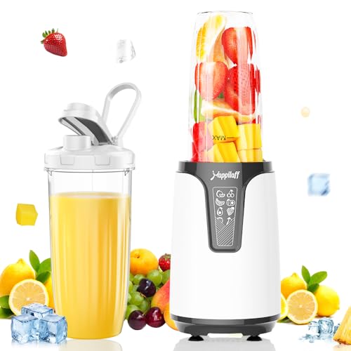【氷も砕ける 】ミキサー ジューサー 850W ハイパワー 670ml大容量ボドル 氷も砕ける 一台多役 スムージー/野菜/果物ジュース/コーヒーミル/離乳食/...