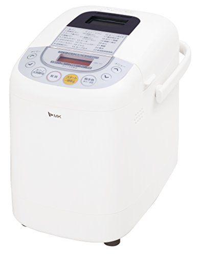 エムケー精工(MK精工) 自動ホームベーカリー 「ふっくらパン屋さん」 0.5斤/1斤選択 (米粉パン・天然酵母パン対応) 「残りごはんでパンがつくれる」 ホワ...