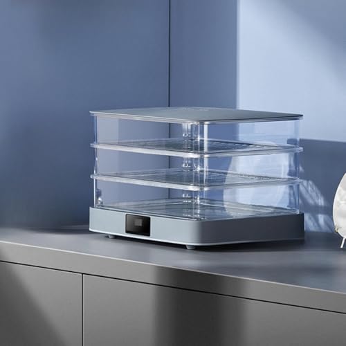 Hubiuyo 220V パン発酵機 生地発酵ボックス温度調節可能&24時間タイミング付き 取り外し可能な電気生地発酵機 パン、ヨーグルト、納豆製造用