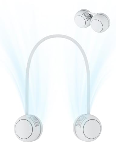 首掛け扇風機 ネックファン 携帯扇風機 小型 ミニ 超軽量 羽根なし 静音 コンパクト 大風量 ハン ...