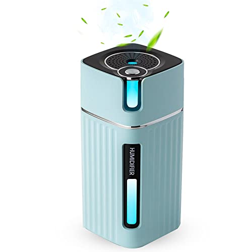 加湿器 卓上 デスク 小型 車用 300ml 大容量 加湿器 アロマ USB給電式 車載加湿器 アロマ 強力加湿 保湿 節電 静音 省エネ コンパクト アロマオイル対応 上から給水 7色LED搭載 空気清浄 最大10時