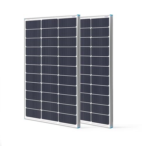 Renogy 2枚 100W 12V N型高効率ソーラーパネル：高温耐性（-40℃〜90℃）、16BBテクノロジー、25％の高変..