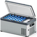 車載冷蔵庫 ポータブル冷蔵庫 急速冷凍 20L -22℃〜20℃ 省エネ 2WAY電源対応 AC100V 静音 車載家庭両用 ポータブル 低電圧保護 取扱説明書...