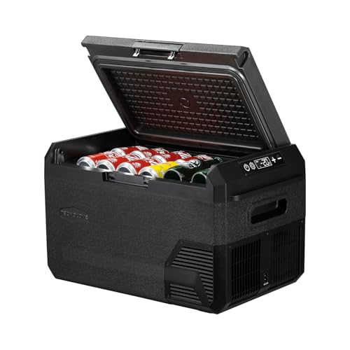 ポータブル車載冷蔵庫 30L 急速冷却-20℃対応 左右開閉可能リバーシブルドア 3WAY電源対応 AC/DC/ソーラー充電バッテリー対応 堅牢ボディ 静音コン...