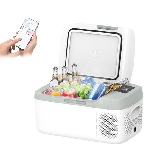 車載冷蔵庫 トラック用冷庫 18L −20℃〜20℃ ポータブル冷蔵庫 小型 車載冷凍 3WAY電源 静音 省エネ 急速冷凍 真空断熱 アプリ操作 ...