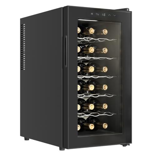 Besson ワインセラー 18本収納 小型 家庭用 日本製ペルチェ採用 縦置き ペルチェ式 【安定冷却+静音設計】 日本酒 スチールラック 遮熱+結露防止の2...