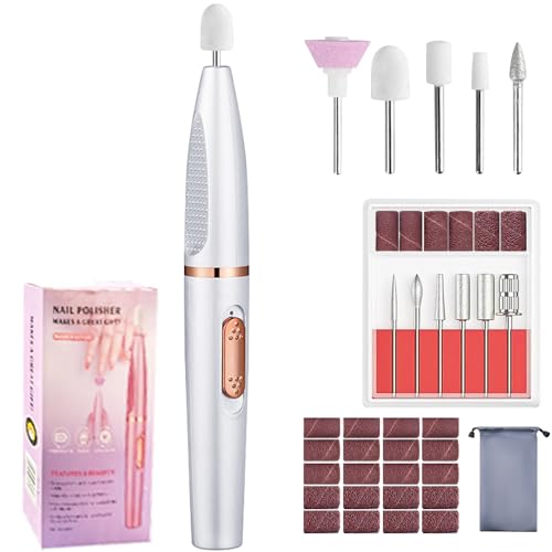 MuGaoDee ネイルマシン ビット 電動ネイルマシン コードレス ネイルオフマシーン 甘皮処理 爪磨き ネイルケアセット ネイルマシン プロ用 初心者 ジェ...