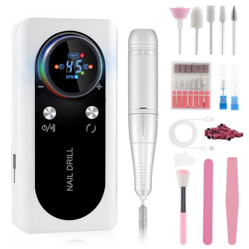 LIARTY【ネイルマシン プロ用】 ネイルマシン ジェルネイル オフ 45000rpm 電動ネイルマシン セット リムーバー ビット ネイルケア ネイルマシー...