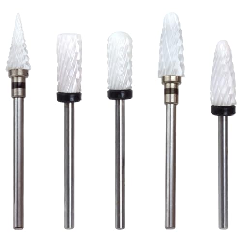 prendre ジルコニア ビット ネイルマシン セラミック アタッチメント バレル ラージ オーバル ミディアム 円柱型 ジェルネイル ジェルオフ サンディン...