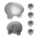 breo 電動頭皮ブラシ ヘッドスパ 頭皮ケア 3Dムーブ 温熱 シャンプーブラシ IPX7防水 乾湿両用 軽量 頭皮ケア 全身使用可 コードレス 持ち運び便利...