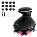 Tibnozt EMS ヘッドスパ 電動頭皮ブラシ【敬老の日】頭皮エステ スカルプケア フェイスケア 美容家電 IPX7防水 3D振動 広範囲赤色LED 収納ケ...