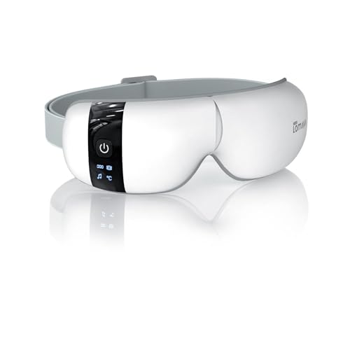 【2025新設計 360°エアバッグ】 アイウォーマー ホットアイマスク 折り畳み式 睡眠専門医監修 目元ケア 目元エステ (振動×空気圧xグラフェン加熱) USB充電式 Bluetooth音楽 自動オフタイマー 液