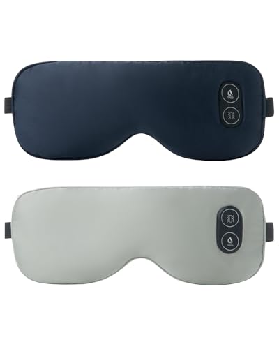 ホットアイマスク シルク USB 充電式 アイマスク 6A高級シルク 【 3段温度-7段振動-15分自動オフタイマー 】コードレス で ストレスフリー & リラ...