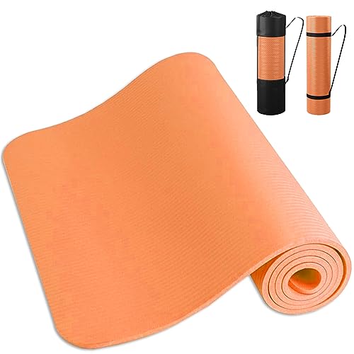 ヨガマット 10mm/15mm ノンスリップヨガマット ストレッチ ヨガ ラグ トレーニング エクササイズ ホットヨガ クッション ピラティス ダイエット プレ...