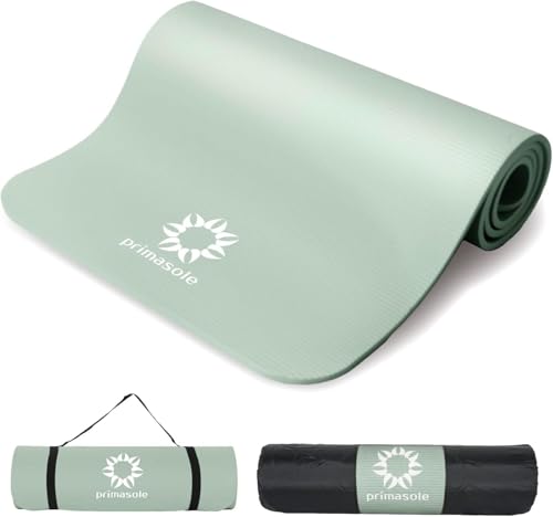 【　】 プリマソーレ ヨガマット 10mm ミントグリーン トレーニングマット 厚め 幅広 エクササイズマッ..