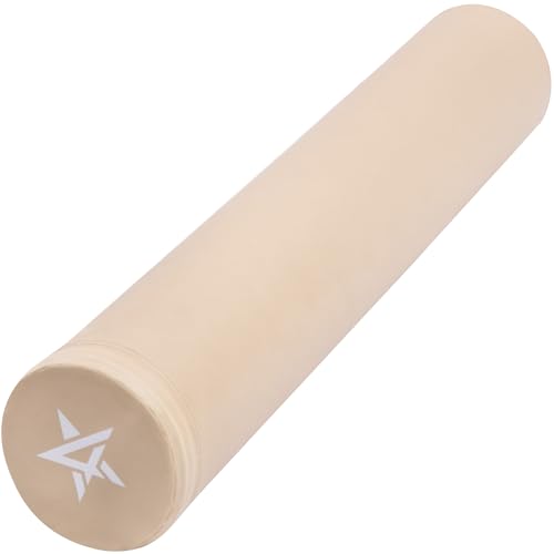 イエスフォーオール(Yes4All) PUレザー素材カバー付きフォームローラー 硬めEPEコア材 98cmロングタイプ ベージュ 【日本正規輸入品】 YNB5