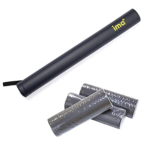 アイメディア 背筋ストレッチ用ポール フォームローラー ロング ソフト 90cm 3分割 ヨガポール ストレッチ エクササイズ ヨガ ピラティス