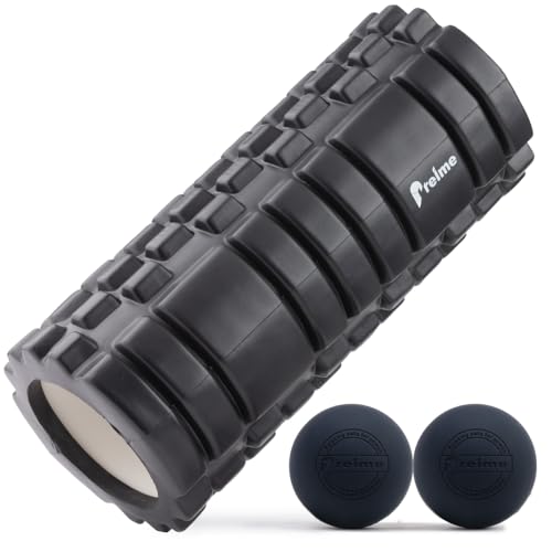 フォームローラー マッサージボール ストレッチボール 〔スポーツ専門店が本気で考えたコリ・疲れ解消..