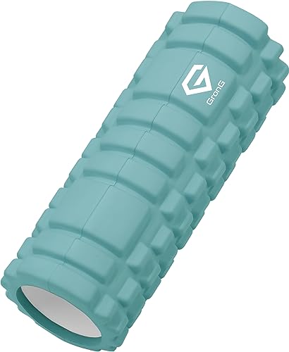 グロング フォームローラー 柔らかい ストレッチローラー foam roller ローラー 筋肉ほぐし ブルーグレー