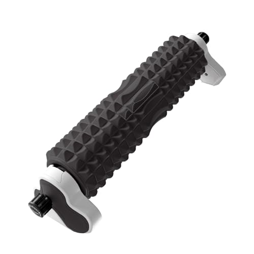 bimiti フォームローラー 三角スタンド型 筋膜リリース 初心者向け ストレッチポール 3段階高さ調節 滑り止めマット ヨガポール マッサージローラー 適度な柔らかさと弾力性 EVA製 筋膜 ロー