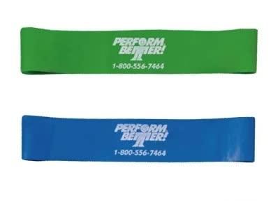 PERFORM BETTER ミニバンド お試し2色セット（中級）トレーニングチューブ