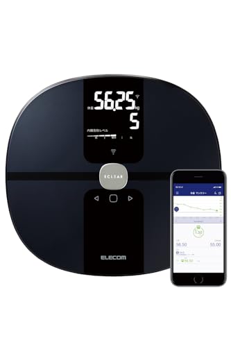 エレコム 体重計 体組成計 【 データ転送操作不要 Wi-Fi接続 】...(4.0)