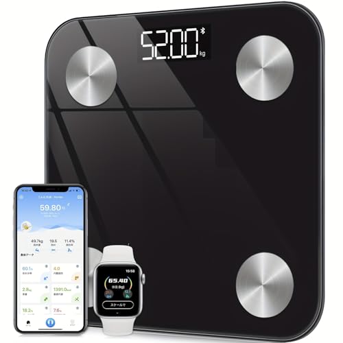 体重秤 アンカー 体重計 体重計 体脂肪率 体重計 スマホ連動 体脂肪計 体組成計 ヘルスメーター アプリ対応 自動認識機能 スマート体重計 多項目 体脂肪率/筋肉量/体脂肪量 ヘルスケア連携