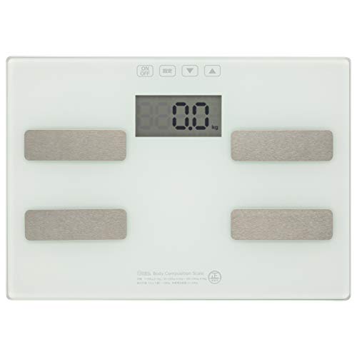 オーム電機 体重体組成計 ホワイト HB-KG11H1-W 08-3904