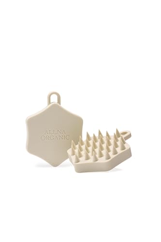 【人間工学に基づき開発】オルナ オーガニック シャンプーブラシ 頭皮マッサージ スカルプブラシ S字フ..