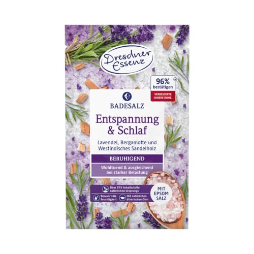 ドレスナーエッセンス エプソムソルト入り バスソルト ラベンダー & ベルガモット (60g)