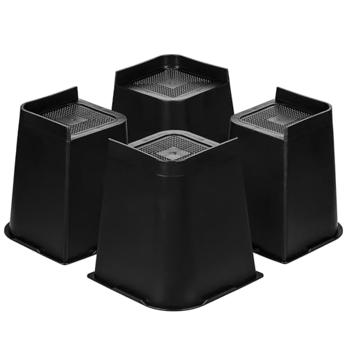 継ぎ脚 高さ調節 こたつ 継足し ベッド・テーブル・ソファ・机・こたつ 高さを上げる足 テーブル脚台 多段階 高さ調節脚 暖房器具 ABS 4個セット 高さ20.4cm