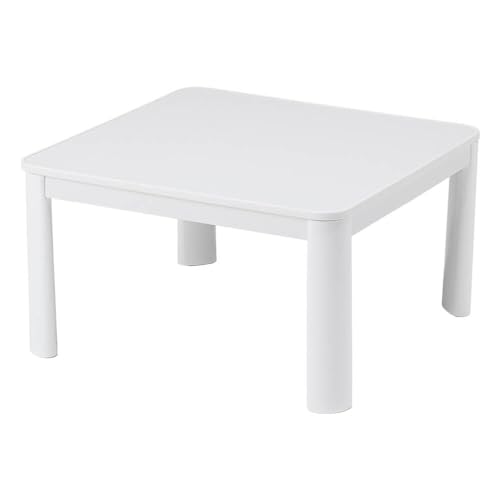 MAXZEN こたつ テーブル こたつ机 一人用こたつ 正方形 70×70 一人暮らし 天面 カジュアル コンパクト インテリア 暖房器具 季節家電 国内メーカー製ヒーター シンプル ホワイト 白 JOT-K070RE-WH