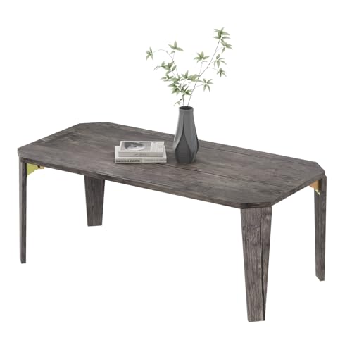 WARABI KK 折りたたみテーブル センターテーブル テーブル 折れ脚テーブル ローテーブル 単身 ルームテーブル 一人暮らしリビングテーブル コンパクト ...