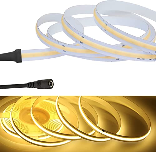 LEKE COB ơץ饤LEDȥåץ饤ȥե쥭֥ ̩ LEDơץ饤 2m 320LEDs/m ŵ忧3000K DC12V 180ȯ...