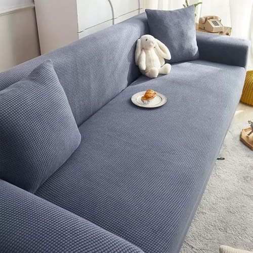 HOMNAVO ソファーカバー 防水 ストレッチ 2人掛け おしゃれ ソファーカバー 肘付き 肘なし兼用 一体型 フィットタイプ 伸びる 滑り止め 保護カバー ...