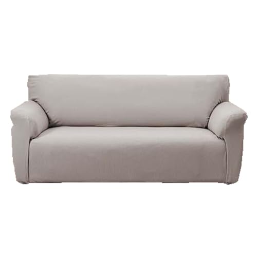 ベルーナ(BELLUNA) ソファーカバー 3人掛け 2人掛け 肘付き 肘なし ソファカバー 取り付け簡単 ワッフル生地 伸縮 伸縮素材 無地 抑え用棒付き (...