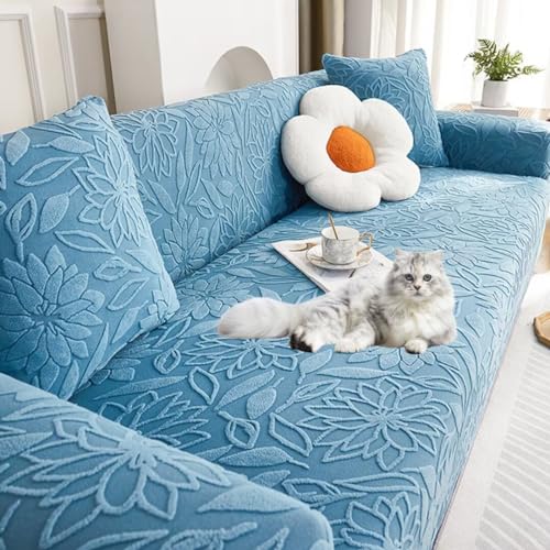 OSONA ソファーカバー 3人掛け 肘付き 北欧風 抱き枕カバー付き ソファーカバー 一体型 滑り止め 伸縮素材 柔らかい ストレッチ 犬猫対策 おしゃれ ソ...