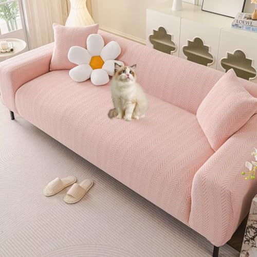 HIMENO ソファーカバー ストレッチ 5人掛け おしゃれ ソファーカバー 肘付き 肘なし兼用 ストレッチソファーカバー 伸縮素材 伸びる 滑り止め ソファー...