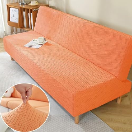 YKFN ソファーカバー 1人掛け 肘なし 無地 北欧風 ストレッチ フィットタイプ 伸縮素材伸び良く 縦横弾力 ソファカバー ベッドカバー かけるだけ 滑り止...