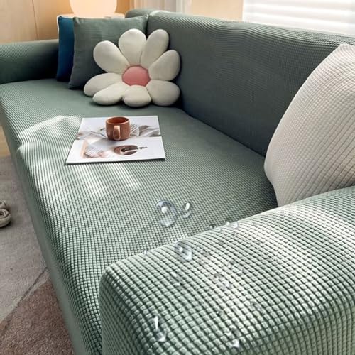 唐土工房 ソファーカバー 撥水 ソファカバー 1人掛け 肘付き 肘なし兼用 伸縮素材 伸びる ストレッチ 撥水加工 滑り止め 一体型 犬猫対策 傷防止 ソファー...