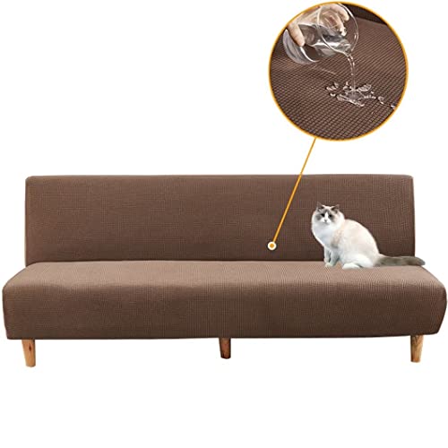 ソファーカバー 撥水加工 防水 2人掛け 肘なし ソファーベッドカバー 3人掛け ソファー保護カバー おしゃれ 一体型 柔らかい 無地 犬猫対策 肘掛なし ソフ...