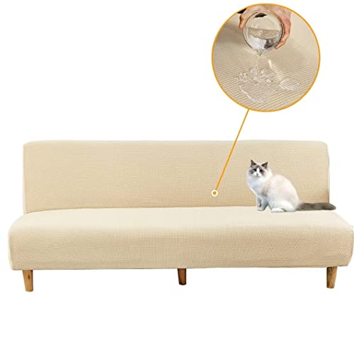 ソファーカバー 撥水加工 防水 2人掛け 肘なし ソファーベッドカバー 3人掛け ソファー保護カバー おしゃれ 一体型 柔らかい 無地 犬猫対策 肘掛なし ソフ...