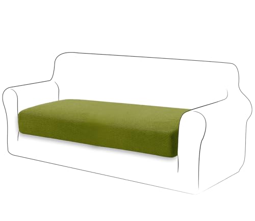 TIANSHU ソファー座面カバー 2人掛け ソファー クッション カバー 無地 縦横弾力 ストレッチ フィットタイプ 滑り止め 柔らかい 伸縮素材伸び良く 四...