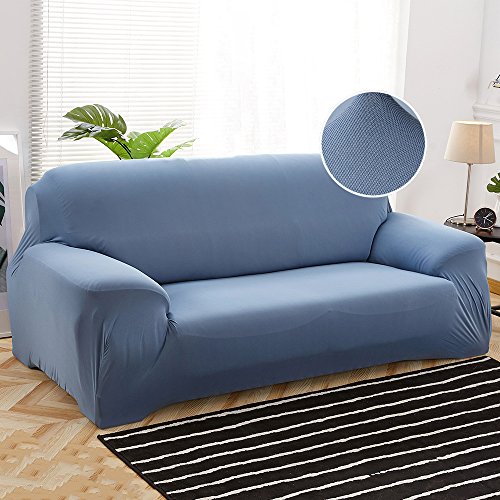 ソファーカバー 1 2 3人掛け用 肘付き 一体型 無地 縦横 おしゃれ ストレッチ素材 伸縮素材伸び良く ぴったりフィット 四季兼用 ソファー保護 片付け超便...
