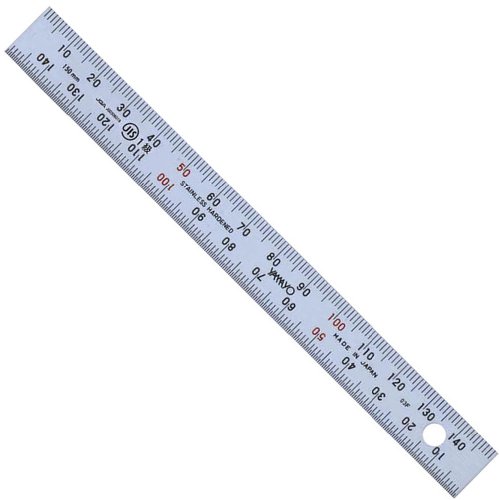 KAWAGUCHI ステンシルユニオン直尺 15cm F2-51